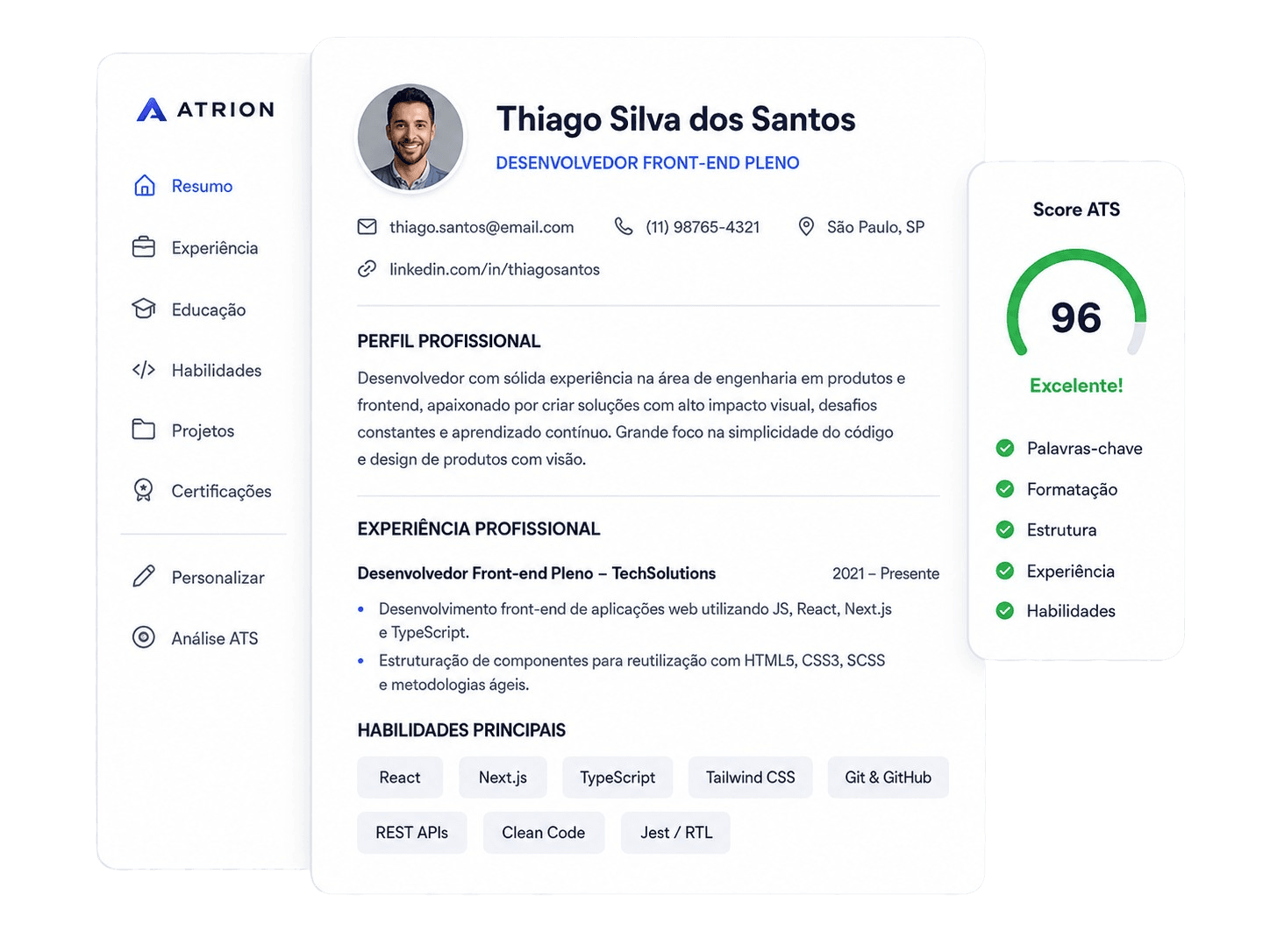 Plataforma ATRION - Performance ATS